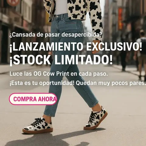 Pisadas Únicas: Tenis Samba Estilo Vaca